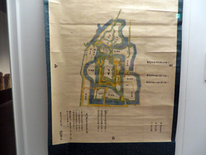 写真：久保田城の平面図