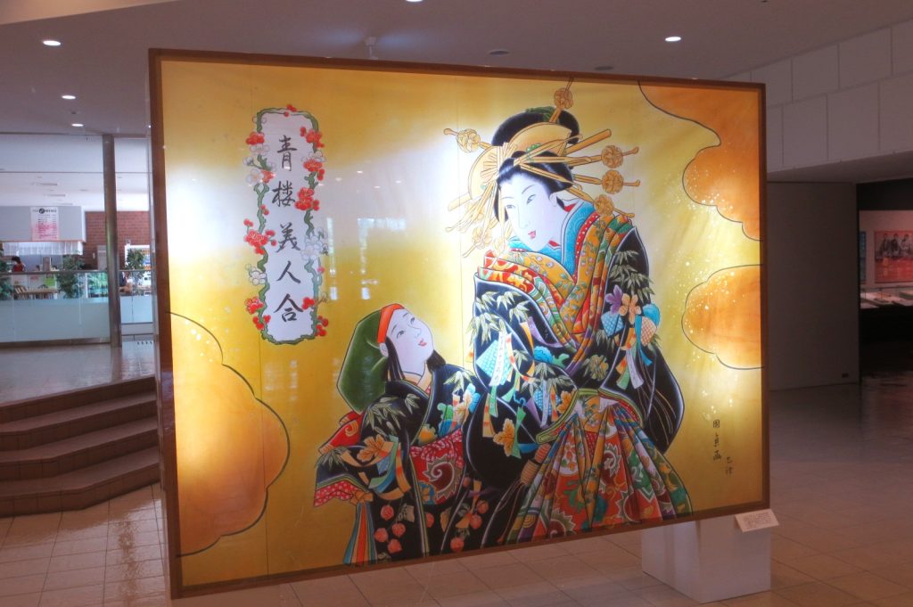 写真:展示風景 七夕絵どうろう