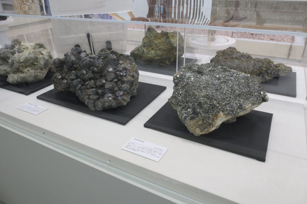 写真：展示風景　秋田の鉱山　鉱脈型鉱床編