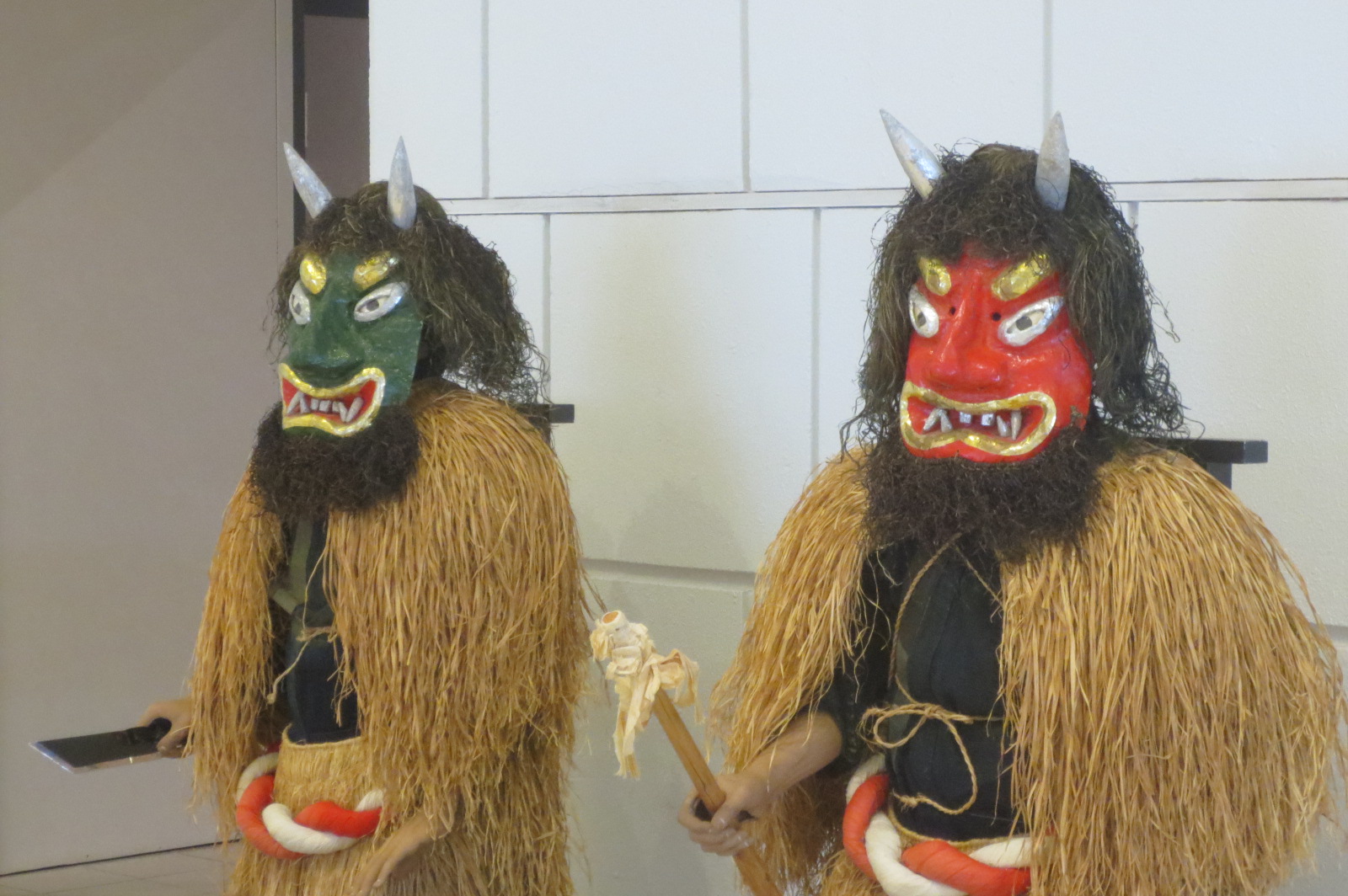 写真：展示風景　ナマハゲ
