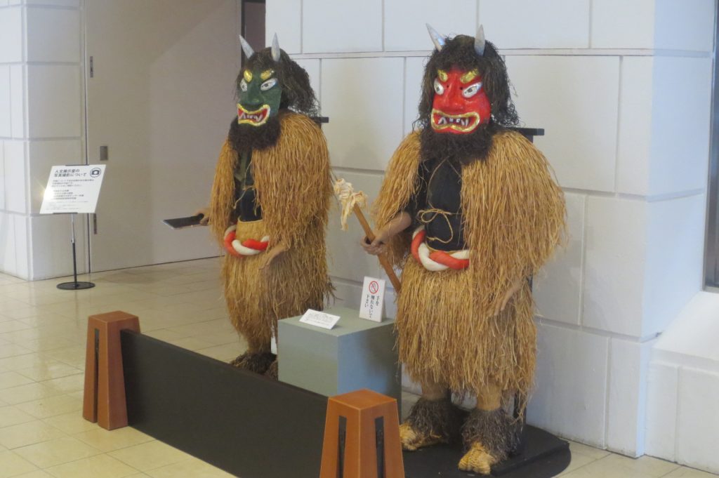 写真：展示風景　ナマハゲ