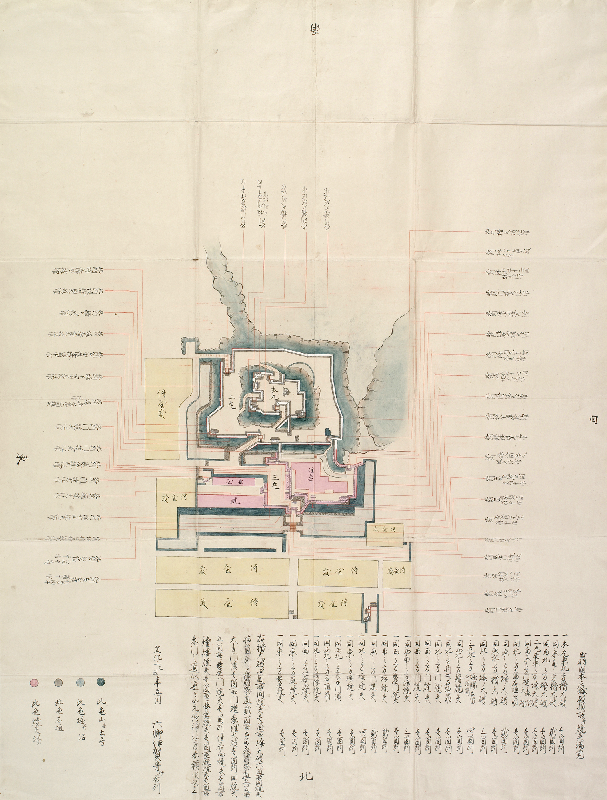 本庄城絵図