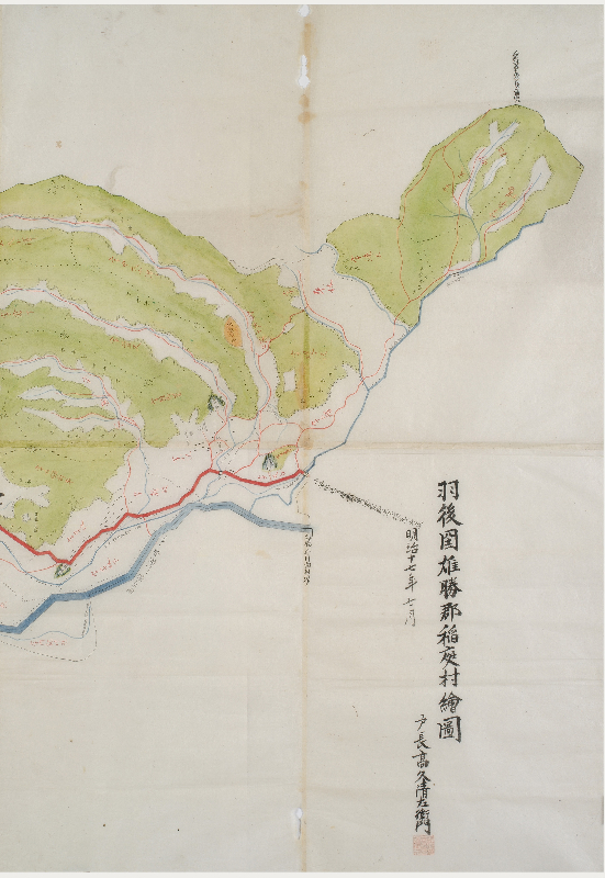 羽後国雄勝郡稲庭村全図_2