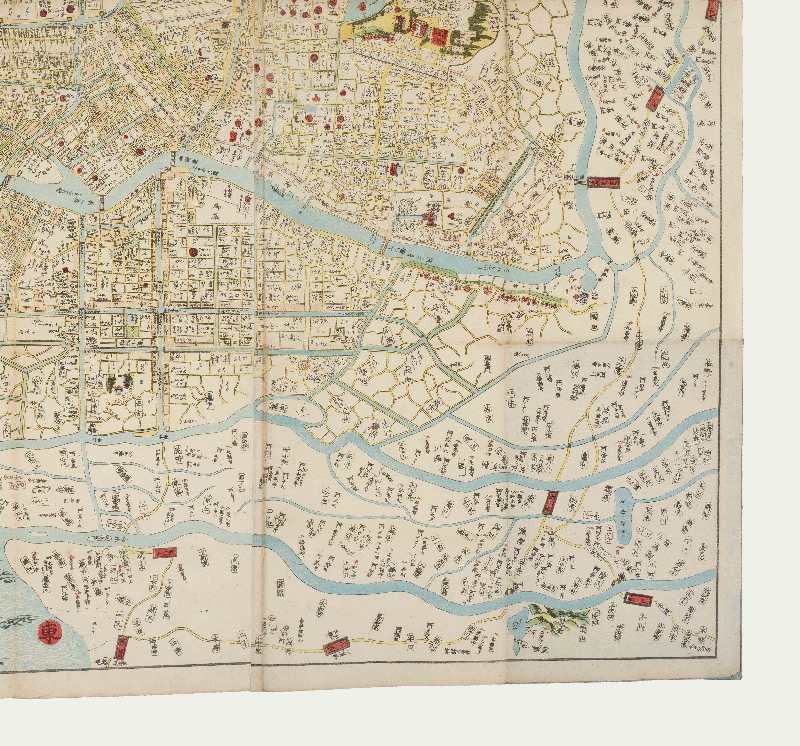 府郷御江戸絵図　部分図