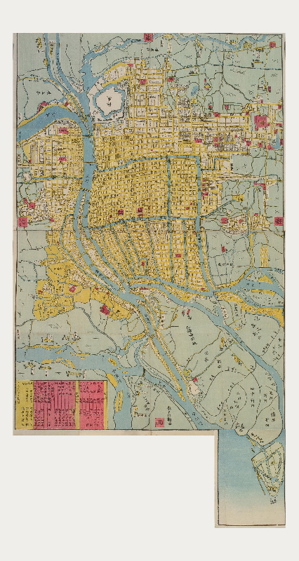 万寿大坂細見図(まんじゅおおさかさいけんず)